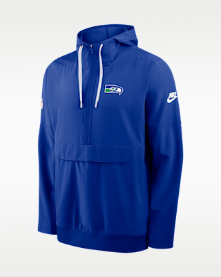 Seattle Seahawks Alt Anorak Men's Nike NFL 1/2-Zip Hooded Jacket